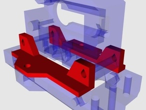 mendel monte printruder ii outros extrusora voltado toolhead 3d print model - Mito3D