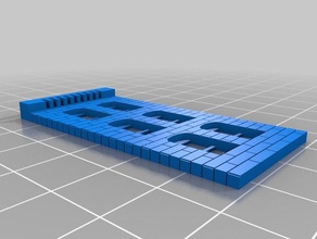 front-panel Gebäude Strukturen angepasst 3d print model - Mito3D