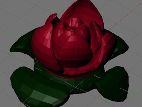 rose andere 3d Kunst Spielzeug 3d print model - Mito3D