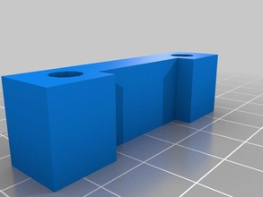loft trapdoor catch bracket replacement parts 3d print model - Mito3D