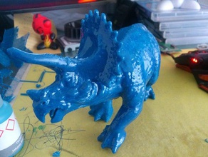 dino tricératops animaux triceratops dinosaures procoprint3d 3d print model - Mito3D