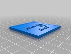 serin Anahtarlık özelleştirilmiş 3d print model - Mito3D