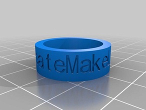createmakelearnorg Ringe angepasst 3d print model - Mito3D