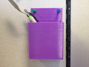 push pin de caixa office 3d print model - Mito3D