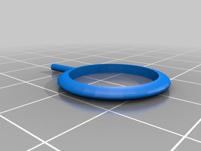 stag head ring rings 3d print model - Mito3D