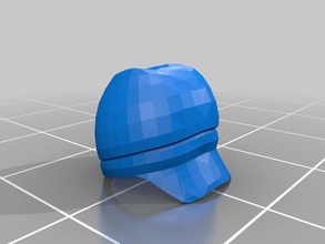 newsboy hat interactive art 3d print model - Mito3D