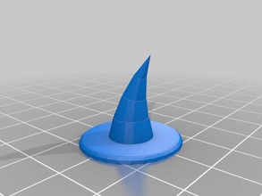 magic witch hat interactive art 3d print model - Mito3D