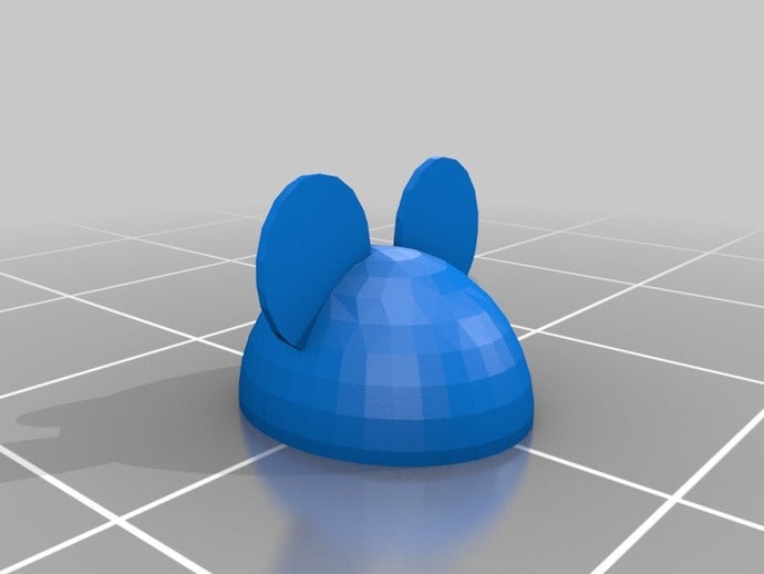 thumbmans favorito chapéu de mickey mouse interativo arte 3D print model - Mito3D