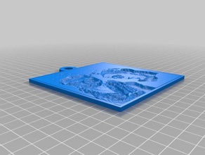 mielew brelok 2d Kunst angepasst 3d print model - Mito3D