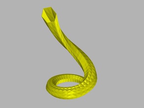 snake vase Dekor 3d print model - Mito3D