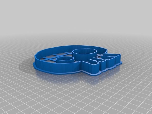 simbolo teschio mutfak yemek özelleştirilmiş 3D print model - Mito3D
