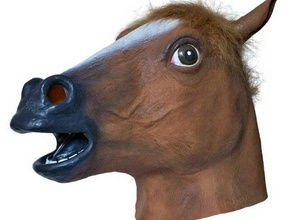 terrificante maschera testa di cavallo animali 3d print model - Mito3D