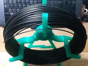 folded spool proto pasta coiled filament 3d printer accessories bearing foldable print-in-one proto-pasta 3d print model - Mito3D