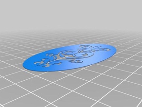 syxx dragon 2d art icône kryten regarde mon tatouage mike symbole 3d print model - Mito3D