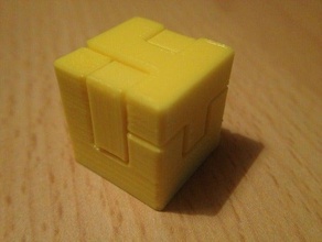 printable intertravamento de quebra-cabeça 1 quebra-cabeças 3d print model - Mito3D
