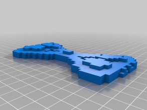 8-bit-fliege Zubehör 3d print model - Mito3D