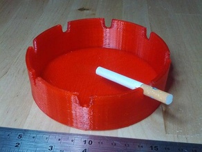 ashtray containers cigarette customizer usefull 3d print model - Mito3D