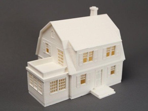 puritan buildings structures americana home house railroad sears skimbal 3d print model - Mito3D