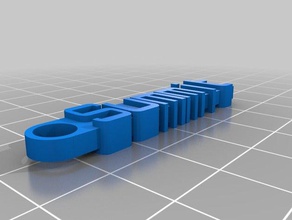 summit keychain organization customized 3d print model - Mito3D