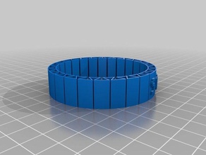 summit ms name bracelet bracelets customized 3d print model - Mito3D