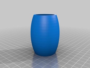 vase outdoor & garden customized 3d print model - Mito3D