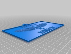 rag 2d art personalizzato 3d print model - Mito3D