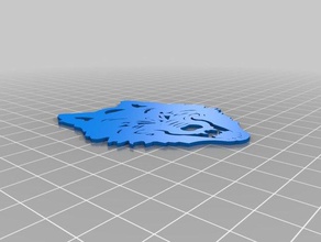 wolfy keychain ornament 3d printing 3d print model - Mito3D