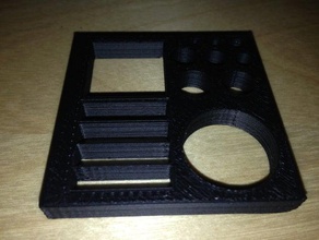 50mm calibration slab checking inside dimensions thin walls 3d printing tests 3d print model - Mito3D