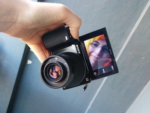 sony e-mount-nex-Adapter diana f+ Linse Kamera emount hipster lomography 3d print model - Mito3D