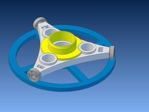 horizontal de spool rolo 3d a impressora os acessórios rolamento reprap 3d print model - Mito3D