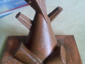 freie form Skulpturen ganesh ganesha Gott gometrical 3d print model - Mito3D