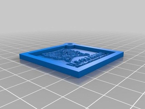 tiki aventura llavero lithopane llaveros personalizado 3d print model - Mito3D