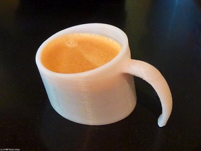 hundido taza de café cocina comedor 3d print model - Mito3D