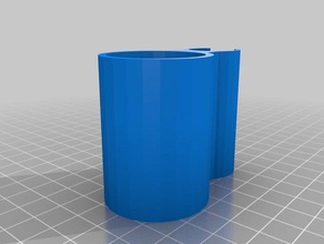 shop vac support de tuyau outils 3d ménage le mont partie sketchup supportless utile 3d print model - Mito3D