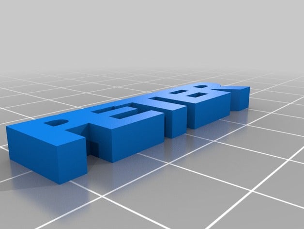 keychain de pierre porte-clés 3D print model - Mito3D