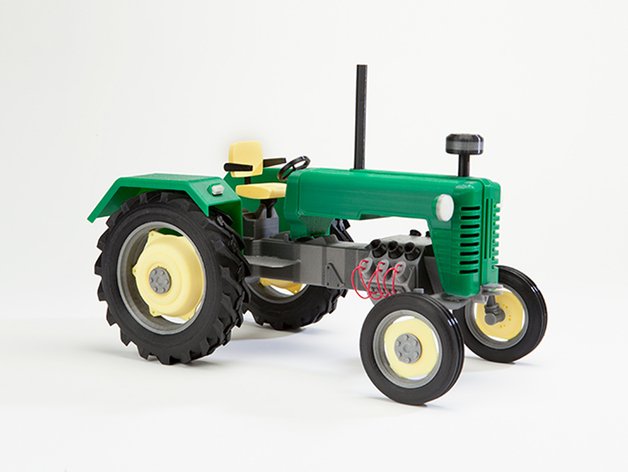 tractor vehicles trattore 3D print model - Mito3D