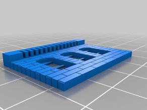 eic personalizado construção de protótipo parede edifícios estruturas 3d print model - Mito3D
