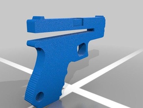 Pistole chip-clip Küche Essen 3d print model - Mito3D