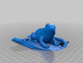 better frog feet art makerbotdigitizer scan 3d print model - Mito3D