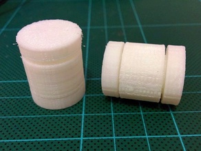 hipspva dissolvable materiale perno di prova 3d la stampa i test customizer doppia estrusione 3d print model - Mito3D