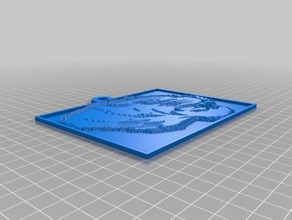 mon tigre lithopane 2 d art personnalisé 3d print model - Mito3D