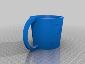bobs kahve rahat mutfak yemek özelleştirilmiş 3d print model - Mito3D