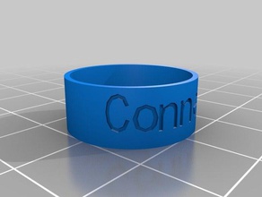 anillo de conectar evento los anillos personalizado 3d print model - Mito3D