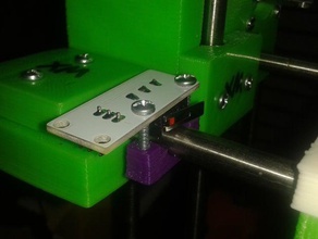 rod clamp reprapdiscount mechanical endstop 3d printer parts end stop 3d print model - Mito3D