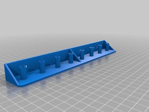 meine angepasste Werkzeughalter 1x8 Regal Inhaber Boxen 3d print model - Mito3D