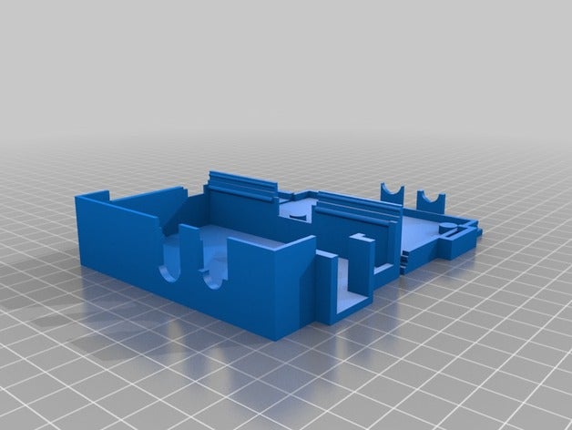 n100 pi-Fall - Elektronik angepasst 3D print model - Mito3D