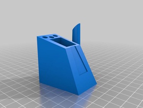 menacing pencil holder other box container experiment model sketchup toy 3d print model - Mito3D