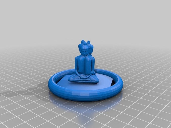 il buddha 3d stampa 3D print model - Mito3D