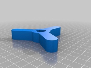 my customized adjustable hex handle parts 3d print model - Mito3D