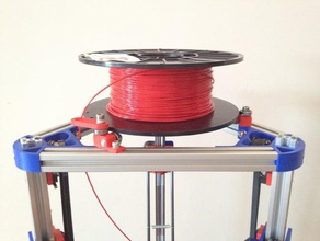 mini kossel spool guia de montagem 3d a impressora partes Impressora delta filamento reprap 3d print model - Mito3D